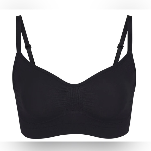 SKIMS NWOT Seamless Sculpt Bralette in Onyx - Picture 1 of 12
